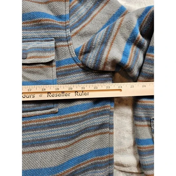 Voyager Shacket Men's Women's Size L Heavy Fleece Outerwear Inside Media Pockets - Picture 10 of 10